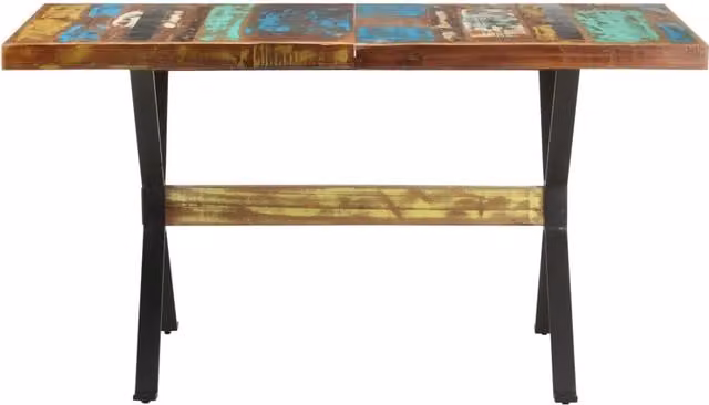 Tavolo da Pranzo | Tavolo da cucina 140x70x76 cm in Legno Massello di Recupero