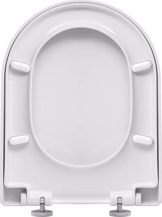 Coperchio della toilette Funzione di sgancio rapido - Sedile della toilette Meccanismo di chiusura softclose - Sedile della toilette Duroplast/