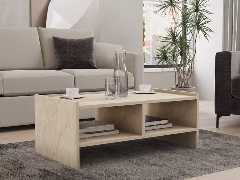 Skye Decor, Pera - Travertino, tavolini, travertino, 90 x 35 x 50 cm
