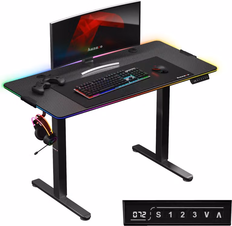 Huzaro Hero 8.2 RGB - electric desk
