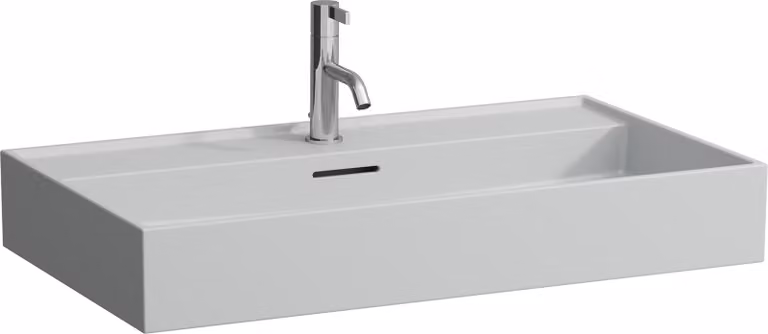 LAUFEN Kartell lavabo à poser, 3 trous pour robinet, avec trop-plein, 800x460mm, H8163367591081, H8163367591081