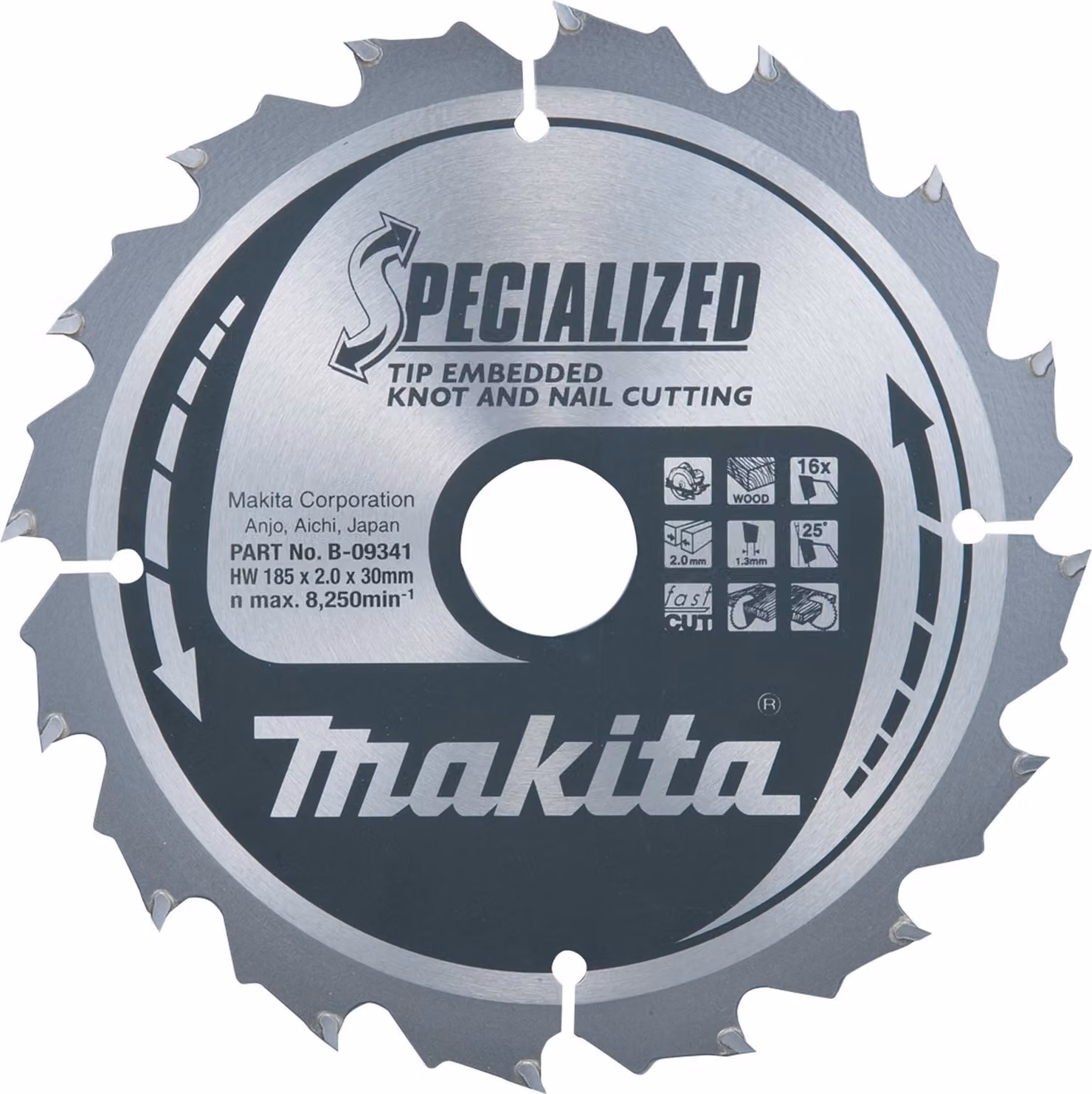 Makita SPECIALISED Sägeb.190x20x40Z B-42379