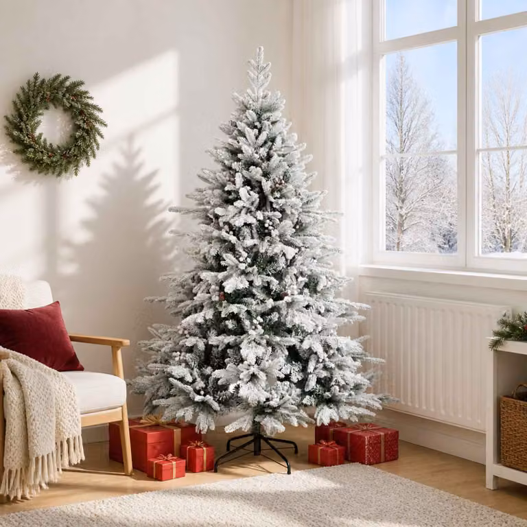vidaXL Albero di Natale Artificiale con Rami Pieghevoli 180 cm