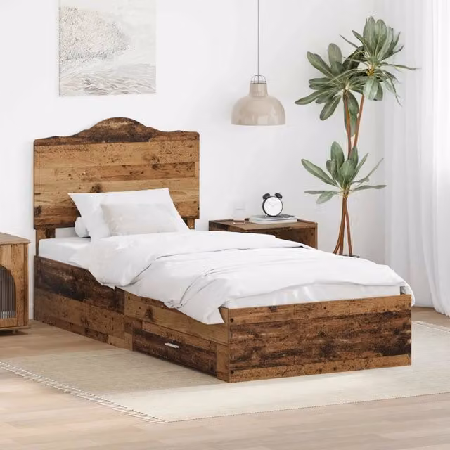 Struttura del letto Legno antico 90 x 200 cm 3413655