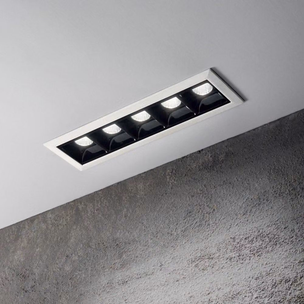 Modulo Lika Alluminio Bianco Led 12W 3000K Luce Calda