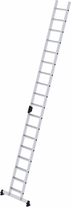 Scala a pioli MUNK con traversa di livellamento e Ergo-Pad, 18 pioli