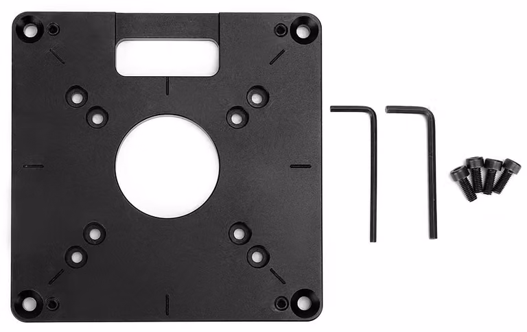 Fresatrice, pannello di supporto, macchina per rifiniture, base, accessori, lega di alluminio