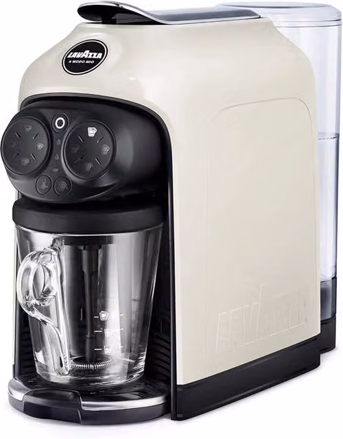 Macchina da caffè espresso Lavazza Desea White Cream con display touch, compatibile con capsule A Modo Mio, 1500 W, 15 bar, Serbatoio acqua 1,1 l, Bianco – 2