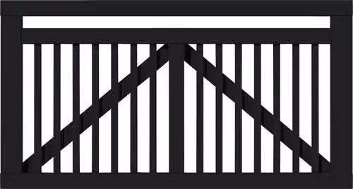 Plus Tor Linea 150 x 80 cm RAL 9005 Nero