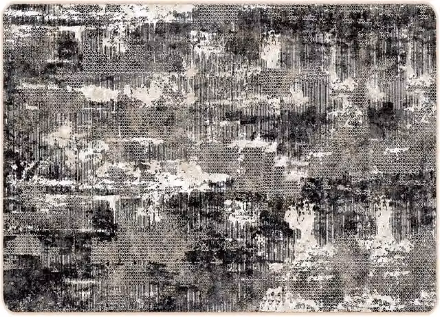 Tappeto da soggiorno moderno con design astratto multicolore, lavabile e fonoassorbente, L: 300 cm, P: 190 cm – 1