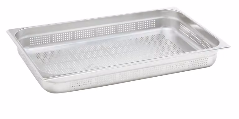 Bacinella Gastronorm forata GN 1/1 6 pezzi cm. 53x32,5 h. cm. 4