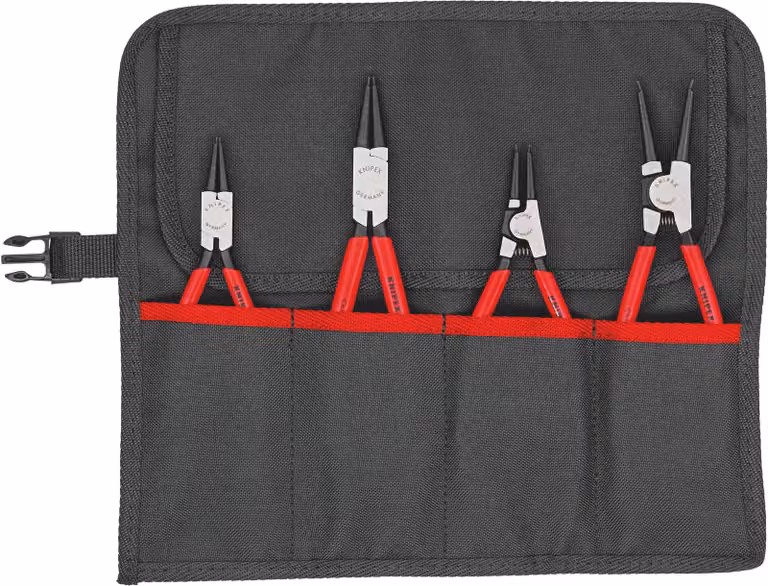 Set di pinze per fusibili, 4 pezzi, in custodia a rotelle Knipex | 4003773081548