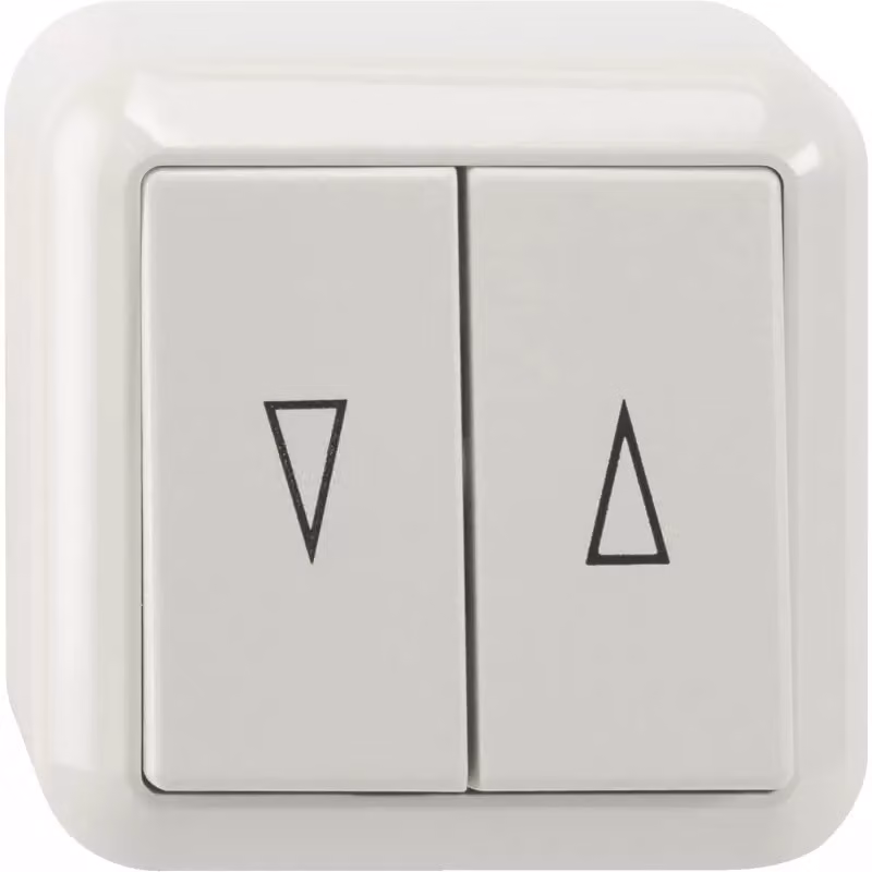 MERTEN MEG3755-8719 Pulsante per tapparelle, 1 polo, bianco polo