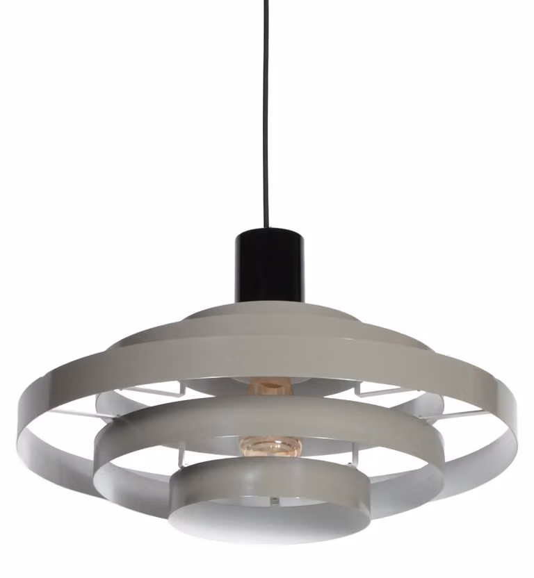 Lampada a sospensione - grigio - Halo Cirque - plastica metallo - Ø 50cm - E27 - 4217GR - Steinhauer