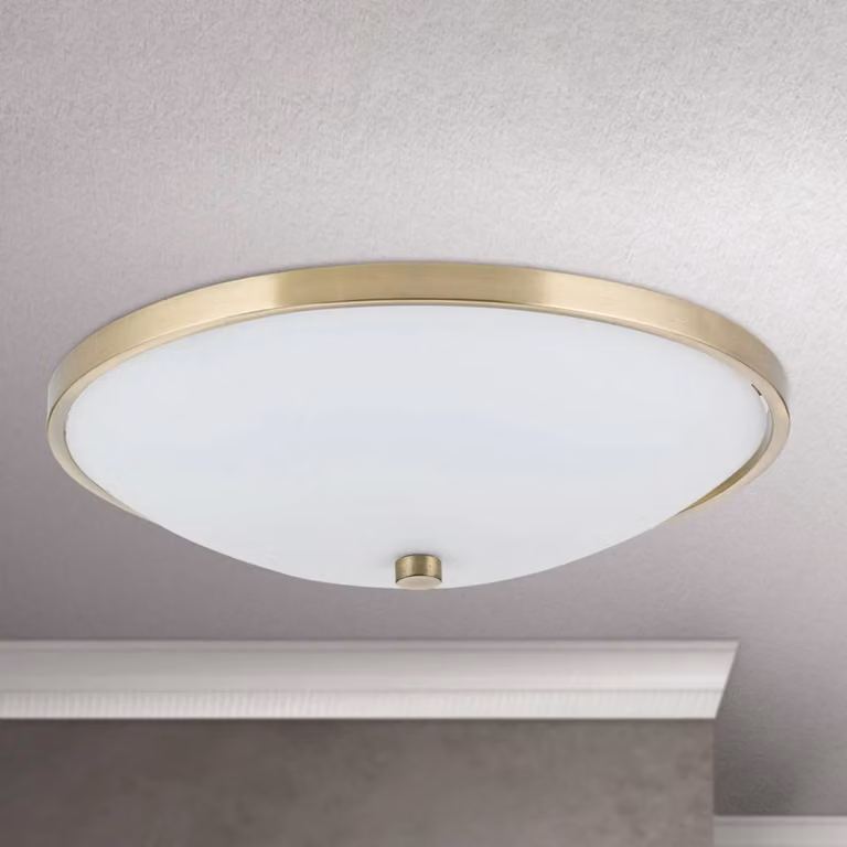 ORION Plafoniera soffitto TALYA, dimmerabile, Bronzo / Ottone antico, Soggiorno / Sala da pranzo, Metallo, Antico, Plafoniera