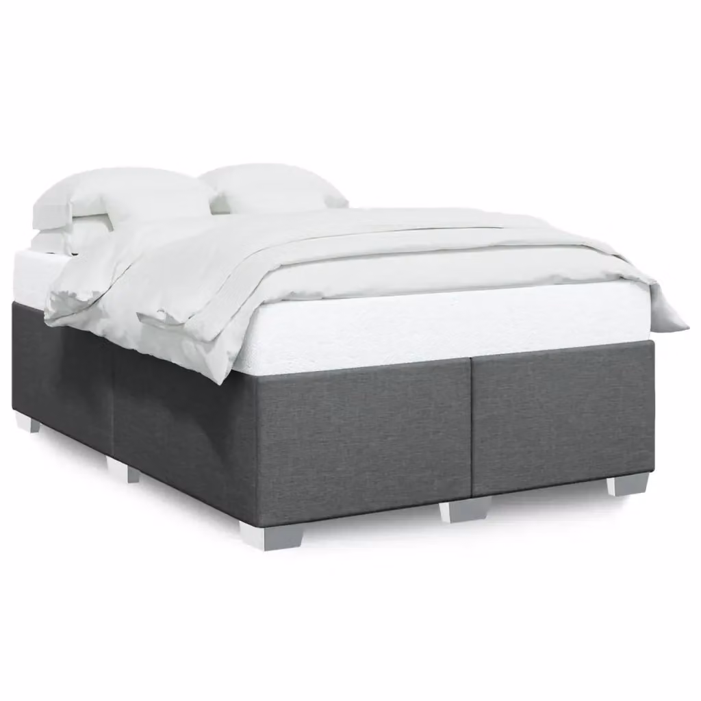 Giroletto senza materasso vidaXL in tessuto grigio con struttura in legno e doghe L/P: 140 x 190 cm – 2