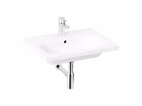 Jika Mio-N - Lavabo 600x450 mm, con sfioratore, con foro per rubinetto, bianco H8127130001041
