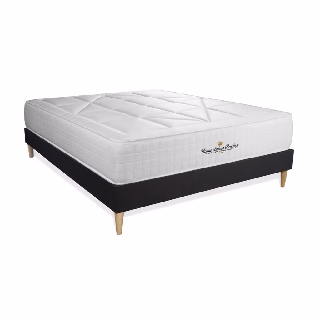 Kit rete e materasso matrimoniale Windsor Royal Palace Bedding con memory foam e molle insacchettate, L/P: 180 x 200 cm, Altezza: 26 cm – 2