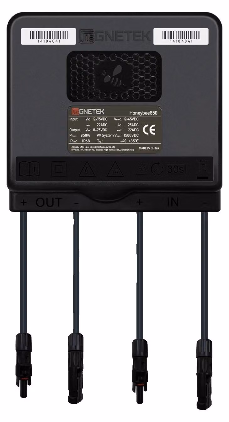 Ottimizzatori di potenza, gestione dei dati dei moduli, alta efficienza, ottimizzatori da 850W