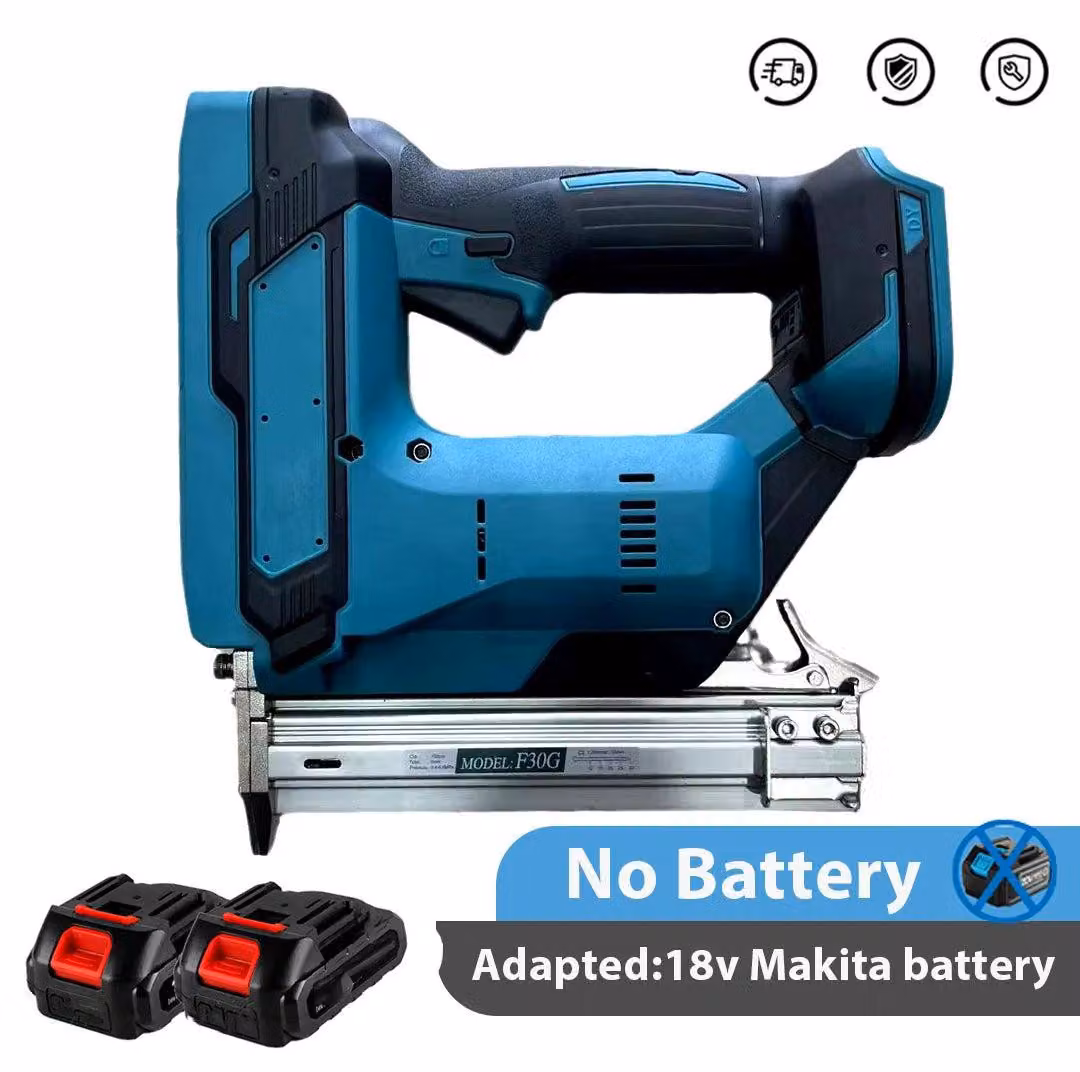 Tacker - Pistola per chiodi - Elettrica - Motore brushless - Batteria da 18V - Impugnatura ergonomica - Macchina per chiodi