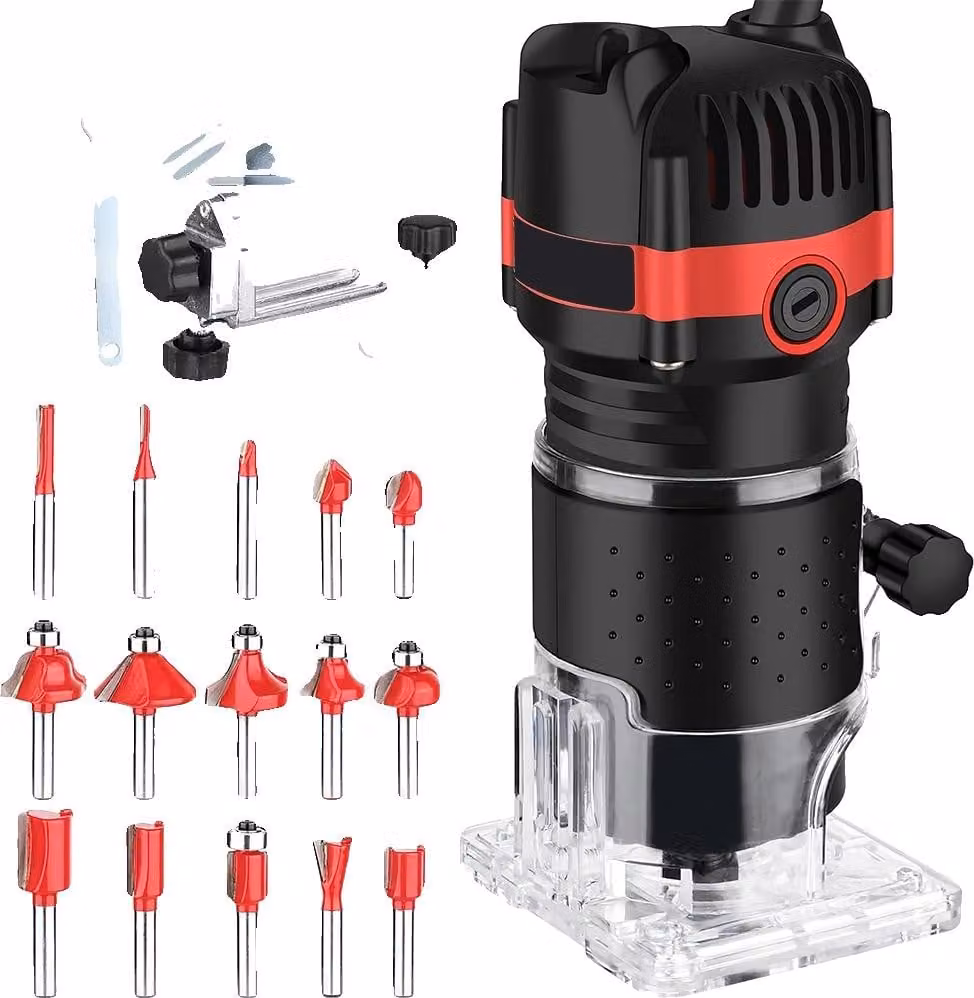 Fresatrice, alta potenza, taglio preciso, 800W