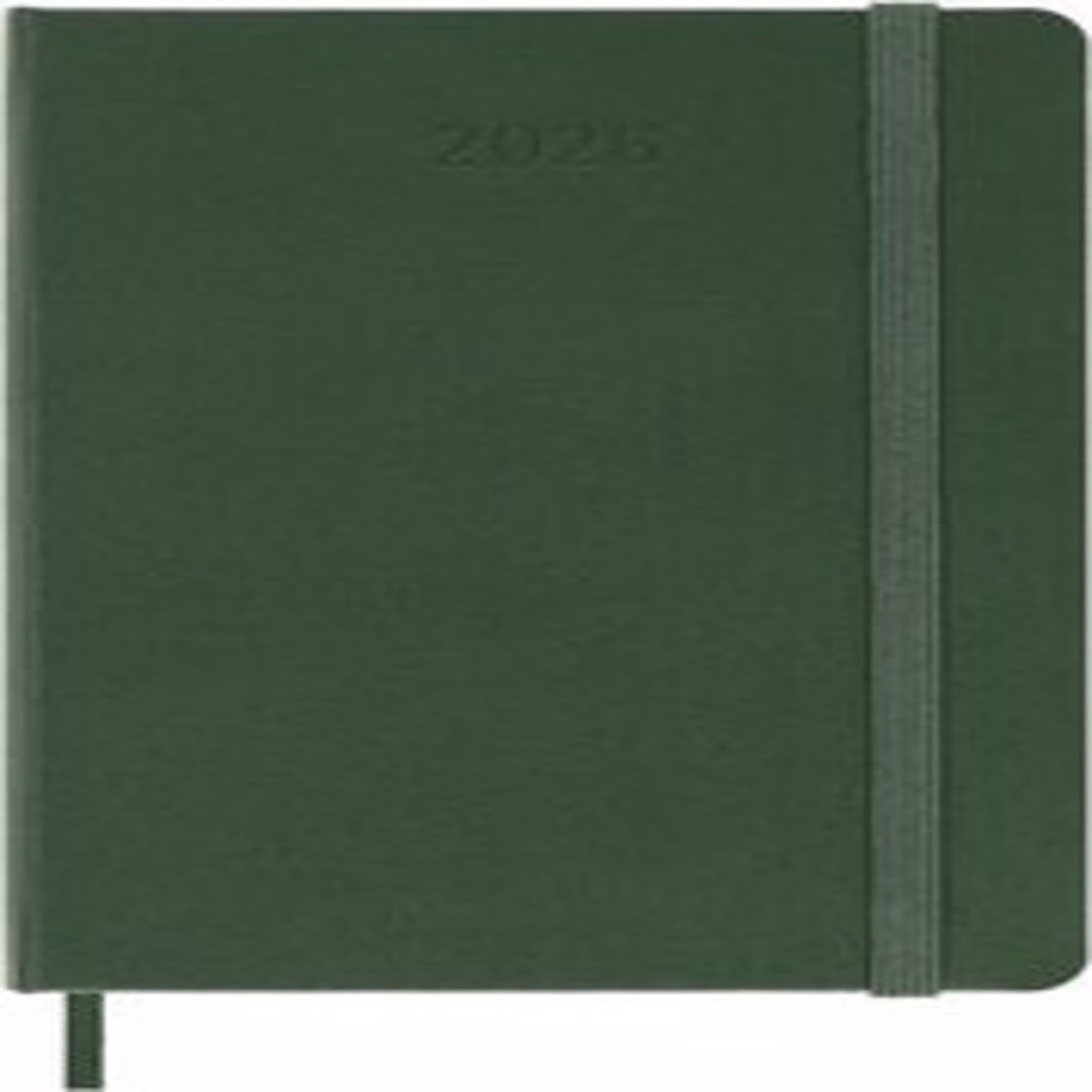 Moleskine Daily Planner, Agenda Giornaliera 2026 12 Mesi, Con Copertina Rigida e Chiusura Elastica, Formato Pocket 9x14, Colore Verde