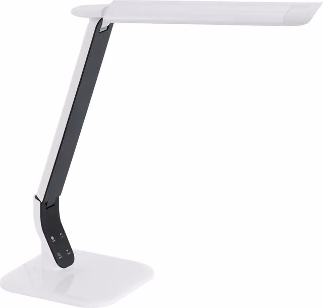 Lampada Da Tavolo Moderna Sellano Policarbonato Bianco Luce Led Integrato 4W