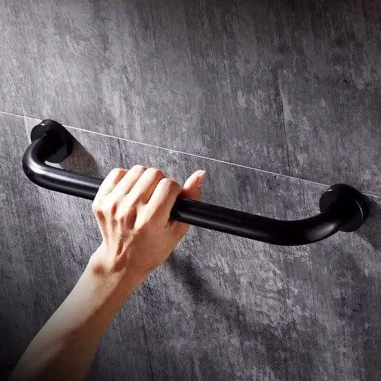 Maniglia nera 50 cm Scale Classi doccia Staffa a muro Bagno Doccia WC