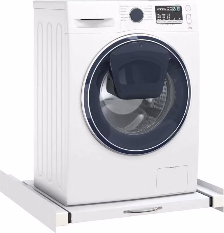 Kit Impilamento Supporto per Lavatrice con Ripiano Estraibile