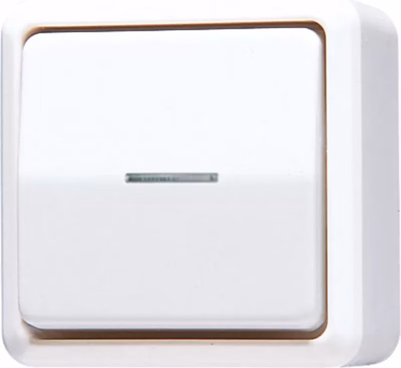 Jung 606KO5AWW Interruttore a bilanciere 10 AX 250 V ~ bianco alpino