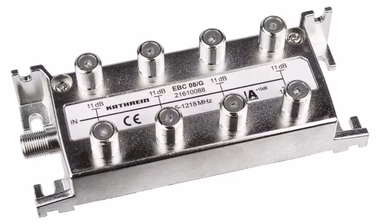KATHREIN Splitter a 8 vie 5-1218 MHz Connettore F EBC 08/G