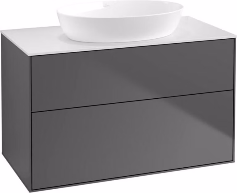 Mobile V&B Finion 100x60,3cm, piastra di copertura wh. m, anthrac. m