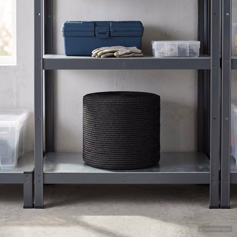 Corda di juta vidaXL colore nero 500 m