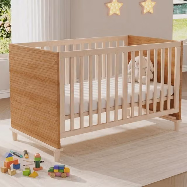 Letto per bambini ¨C Minimal ¨C Legno di pino, colore legno naturale, 70x140x87 cm, senza materasso