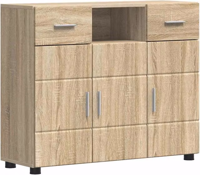 Armadio in legno con cassetto Rovere Sonoma L: 88,5 cm, P: 30,5 cm, H: 73 cm CFW2126319