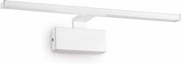 Lampada Da Parete Ideal-Lux Alma Ap D51 Bianca in Metallo con LED