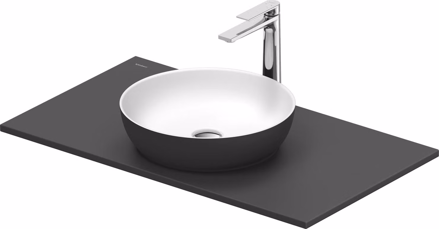Set de lavabos Duravit Sivida rond avec console 880x500x123mm, 268013FI00, 268013FI00