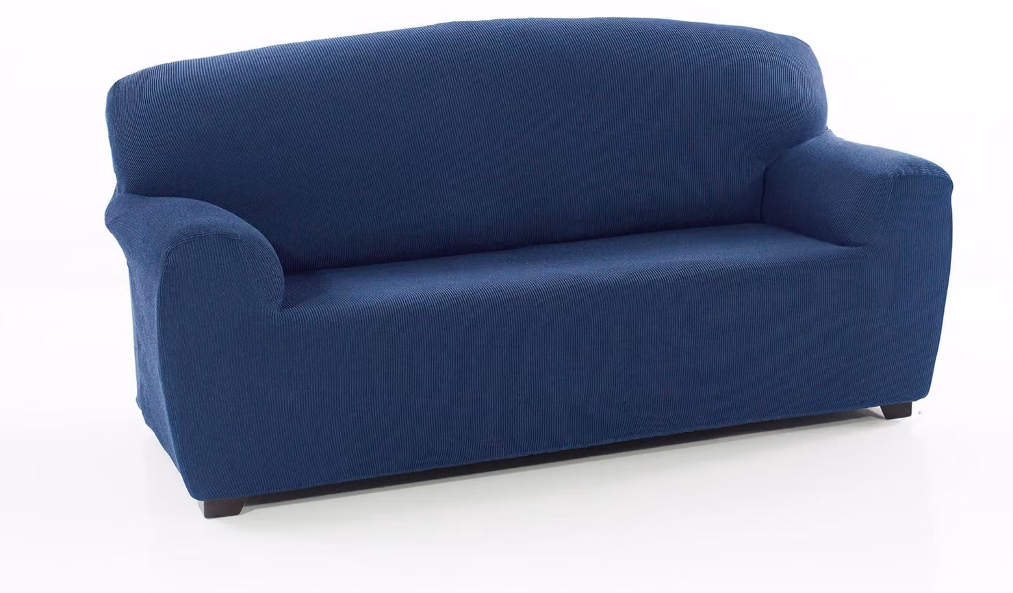 Copertura elastica per divano, adatta a divani a tre posti, colore blu