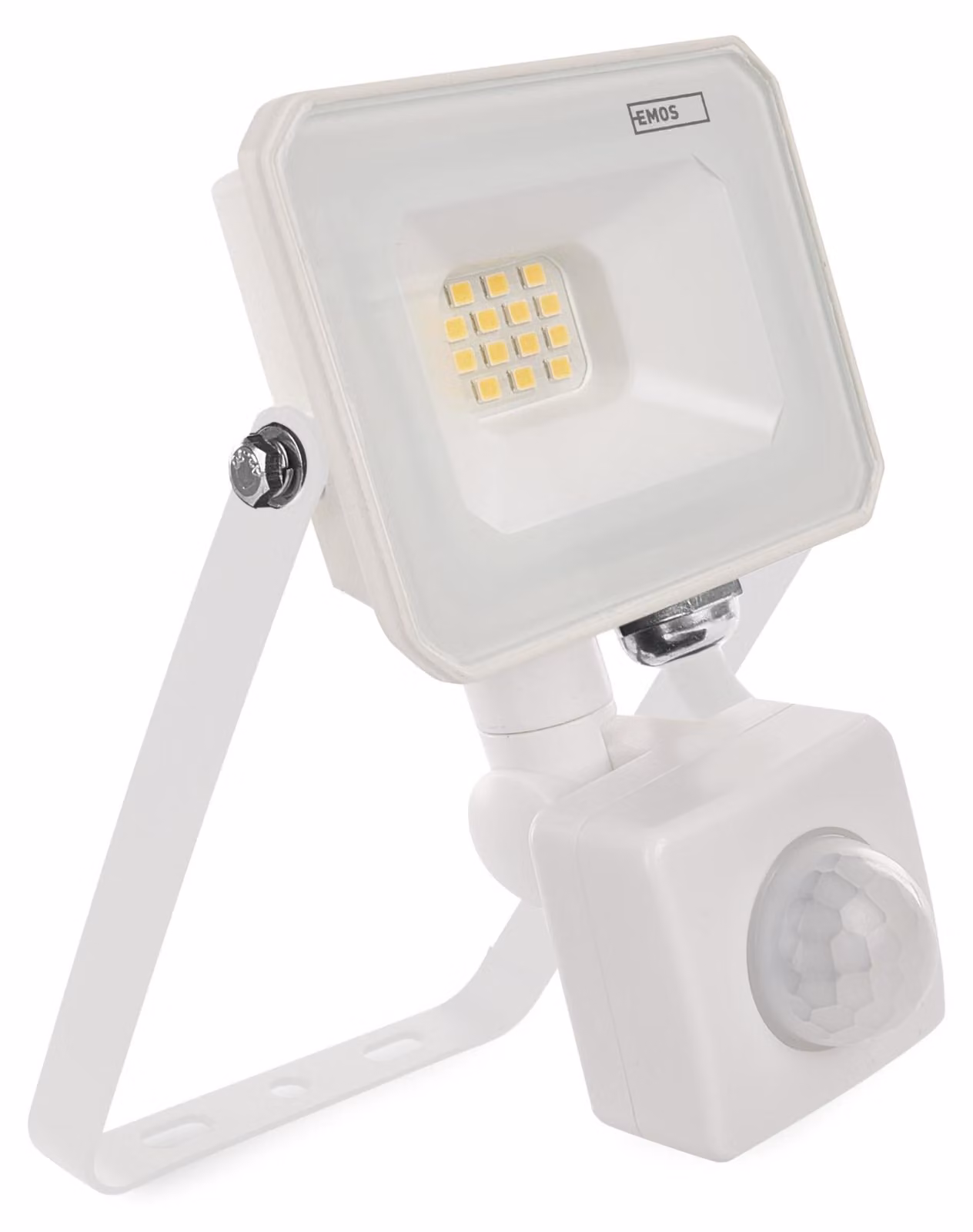 Fareto a LED da 10 W con sensore di movimento, 1000 lumen, grado di protezione IP44, colore bianco