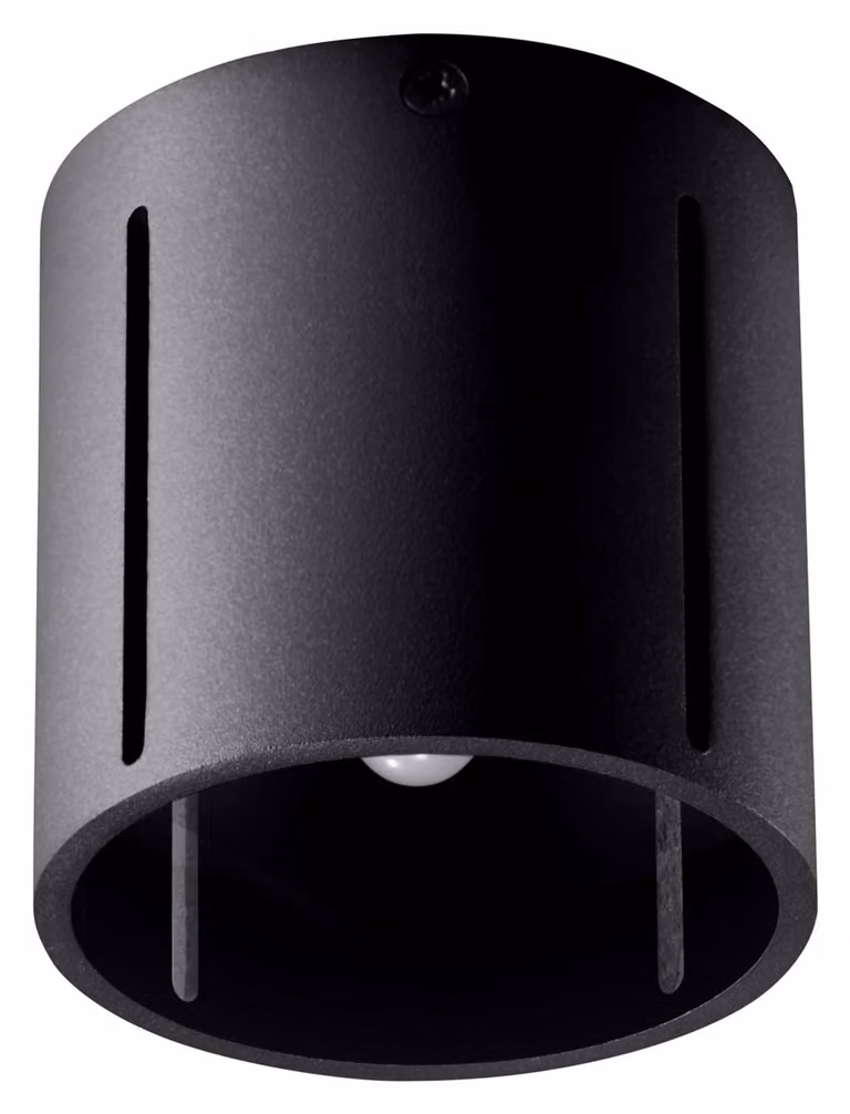 Lampada da soffitto INEZ nero 1xG9 8W alluminio 10x10x10cm Sollux Lighting