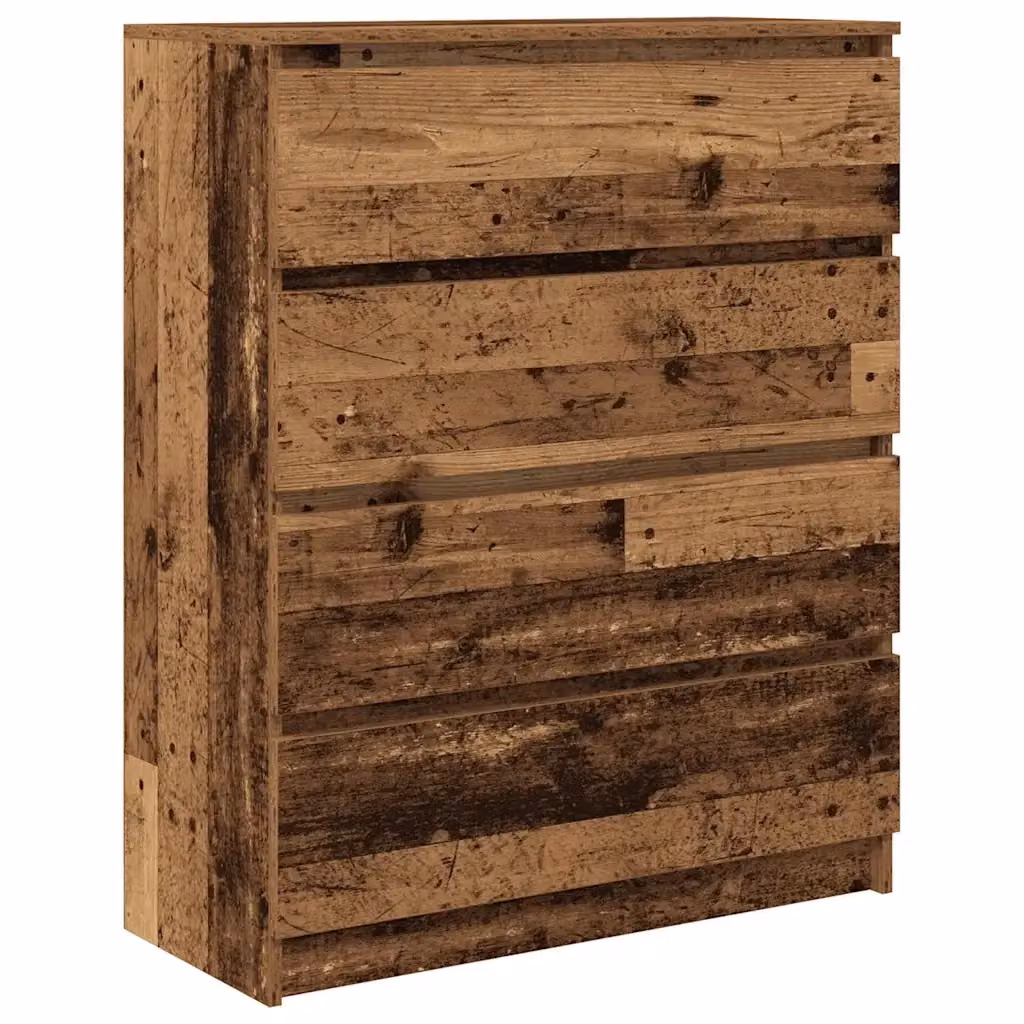 Credenza vidaXL in legno marrone con design minimalista da appendere al muro per la tua sala da pranzo L 80 x P 35 x H 99 cm – 2
