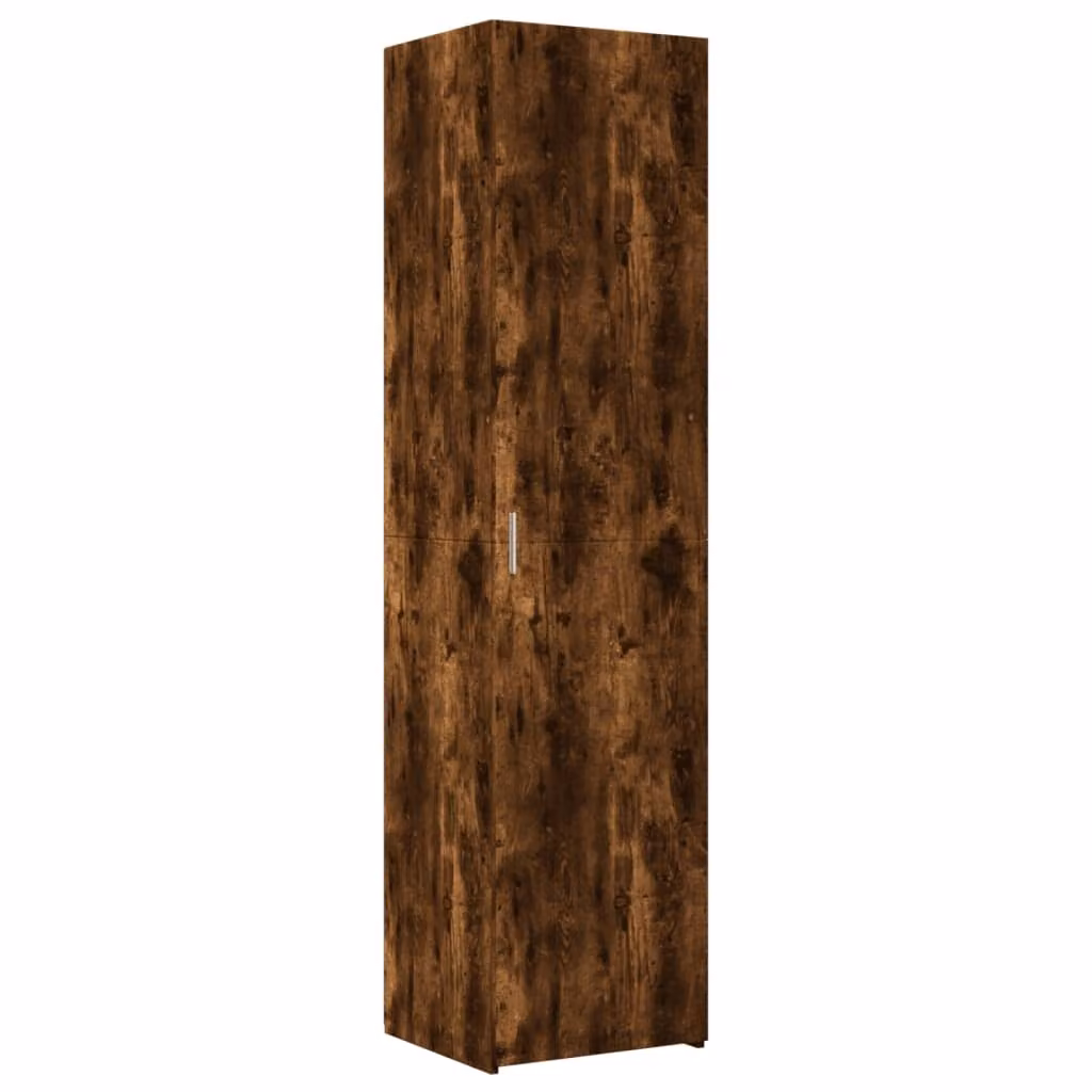 Credenza Rovere Fumo 45x42,5x185 cm in Legno Ingegnerizzato