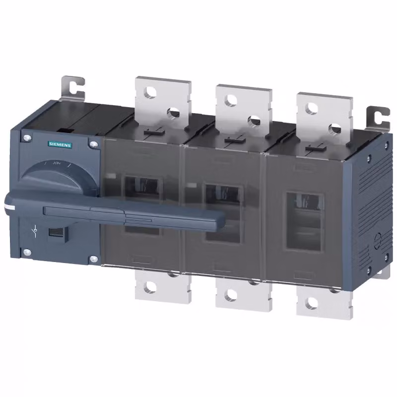 Interruttore sezionatore SIEMENS grigio 2000 A, 8 contatti di chiusura, 8 contatti di apertura, Siemens 3KD56320RE100