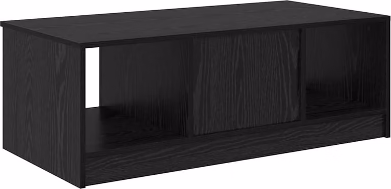 Tavolino da salotto con cassetto Rovere Nero 102 x 50 x 36cm