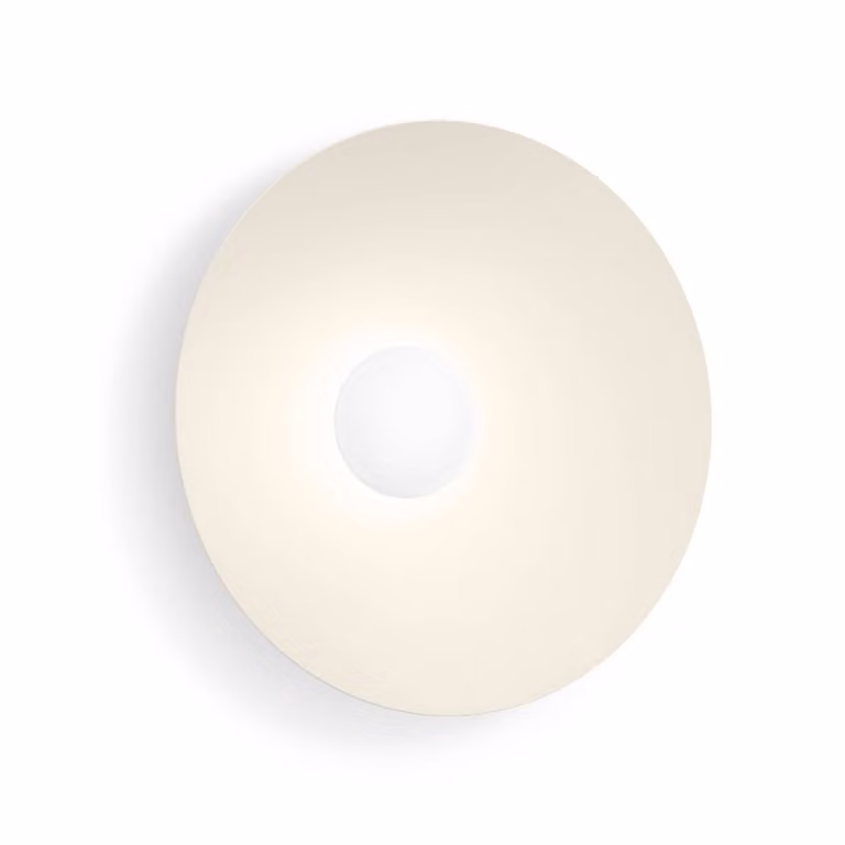 Wever & Ducré Lighting Applique da parete Clea 2.0, dimmerabile, Crema / Ambra, Soggiorno / Sala da pranzo, Alluminio, Applique