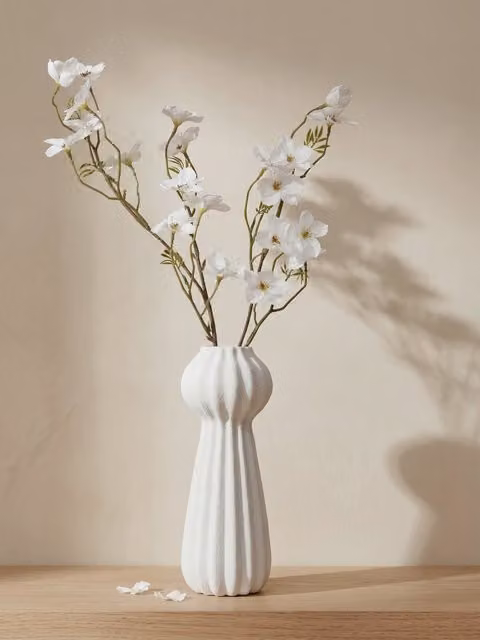 Fiore artificiale Momiji bianco Kenay Home per decorazione da tavolo in stile boho