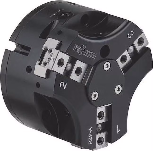 RÖHM Pinza centrica pneumatica .RZP-A1 LKR112 3xM8 KH14,5 BH13
