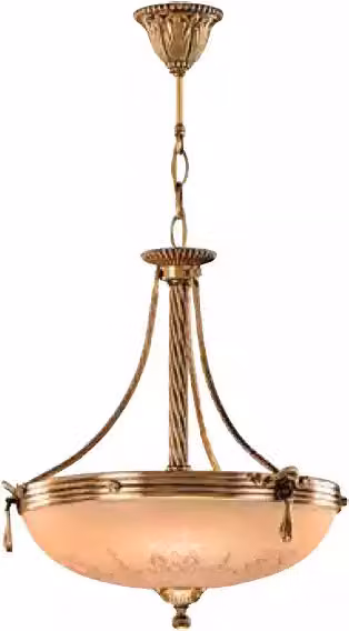 Kronleuchter Deckenlampe Lüster Deckenleuchter Lampe Glas Gold Beige