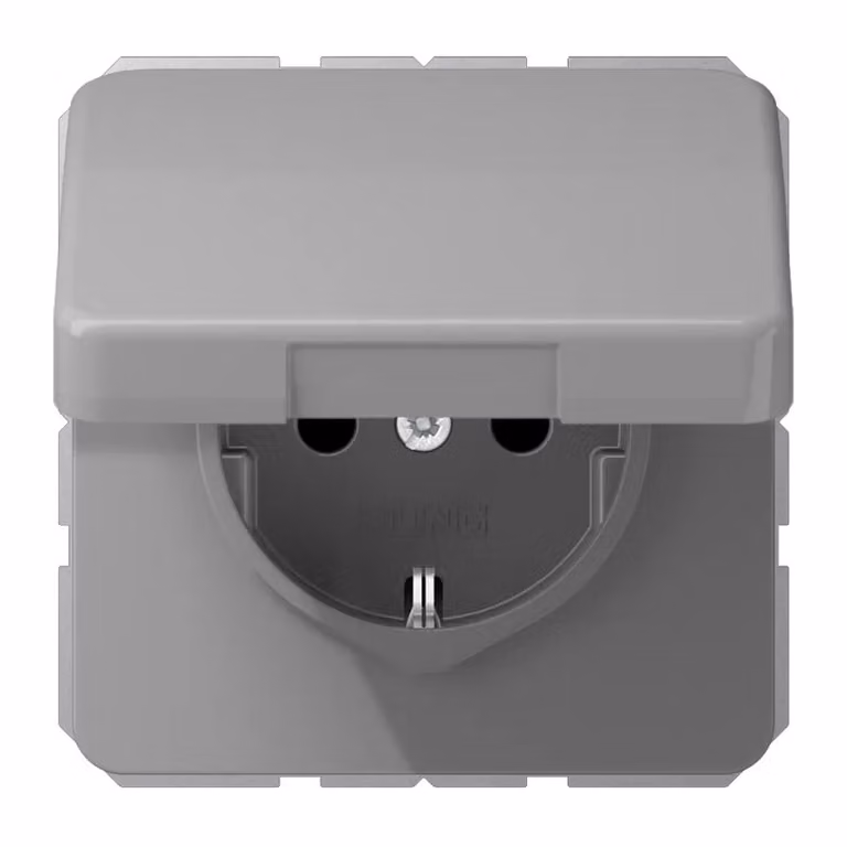 Jung CD1520BFKIKLGR Presa SCHUKO® 16 A 250 V ~ grigia
