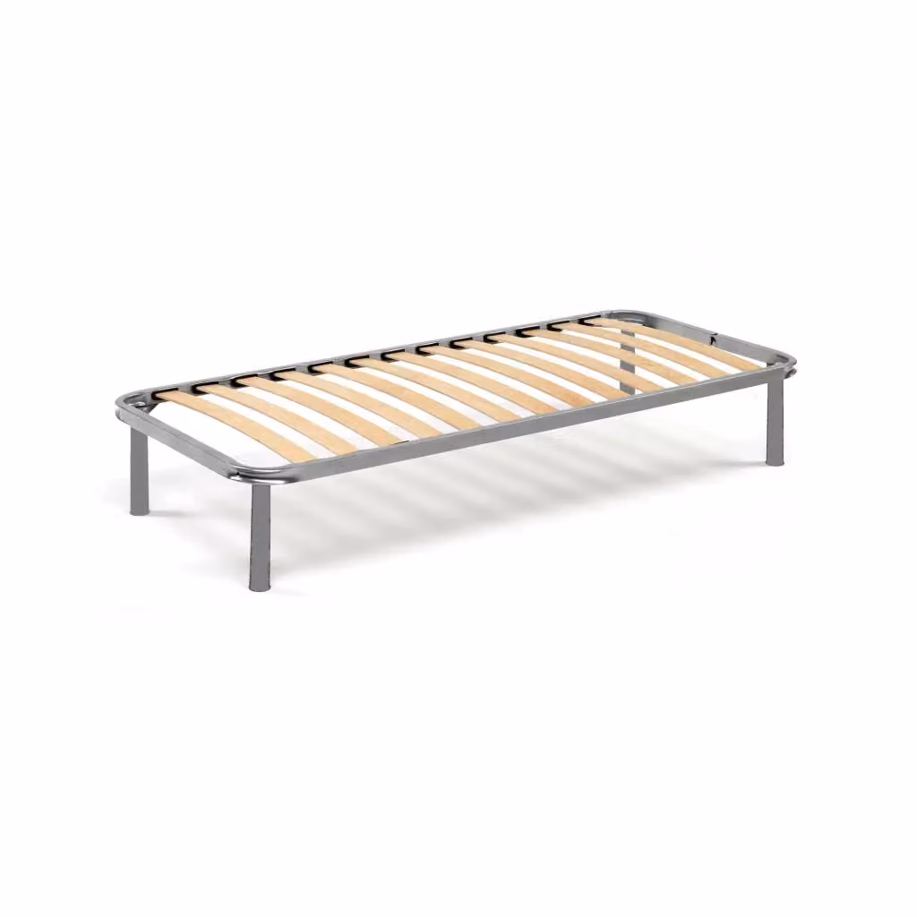 Rete letto singolo ortopedica Amammata di Talamo Italia in multistrato di betulla con 13 doghe L 80 cm x P 190 cm x H 34 cm – 2